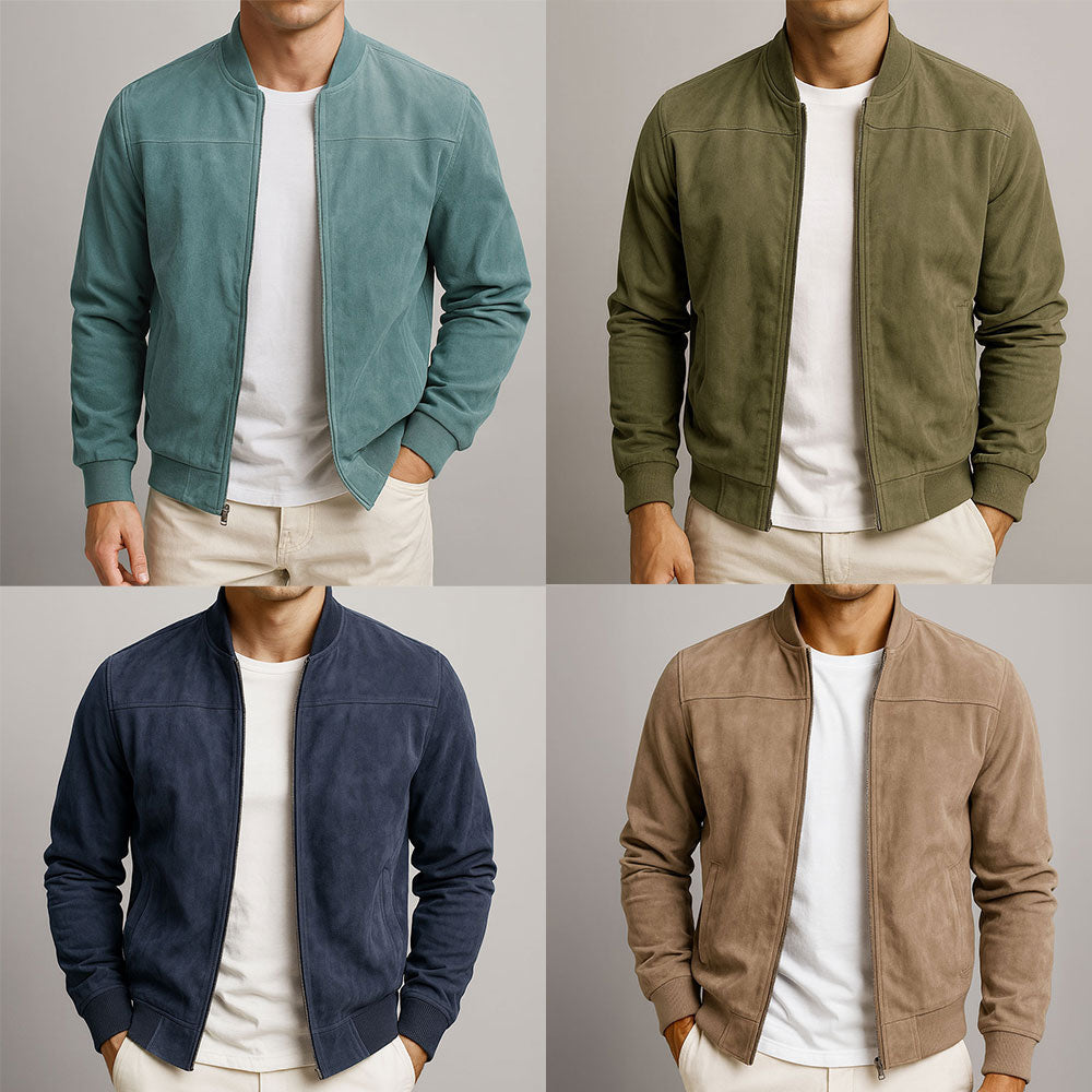 Van Elst Mode® | Comfortabele suèdejas voor heren