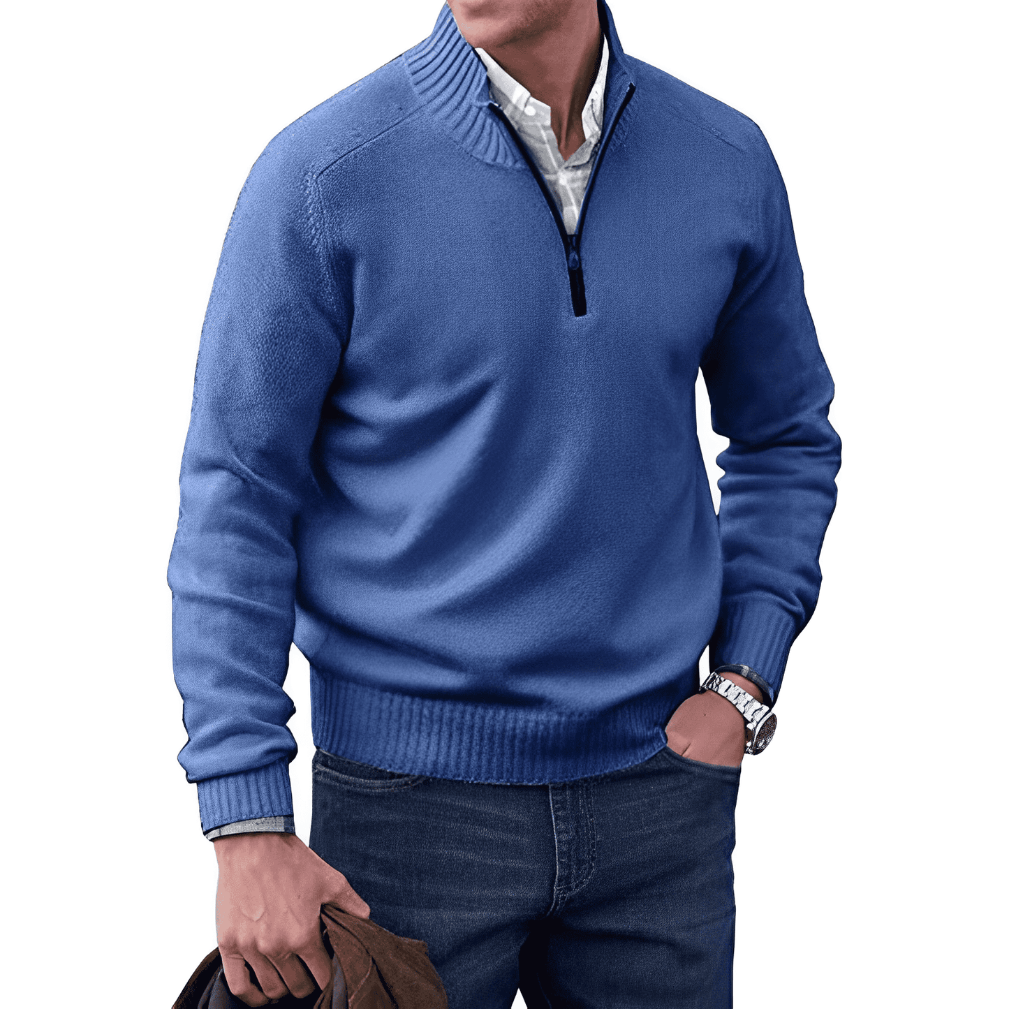 Van Elst Mode® | Moderne Zip Trui