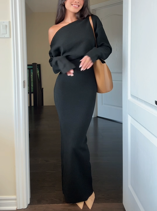 Van Elst Mode® || One-Shoulder Dress