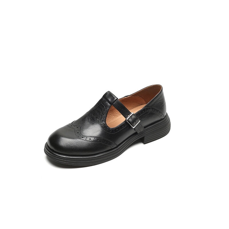 Van Elst Mode®| Elegante Everyday Leren Mary Janes