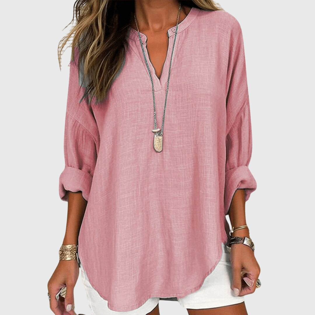 Van Elst Mode® | Lenara Elegante en Luchtige Strandblouse
