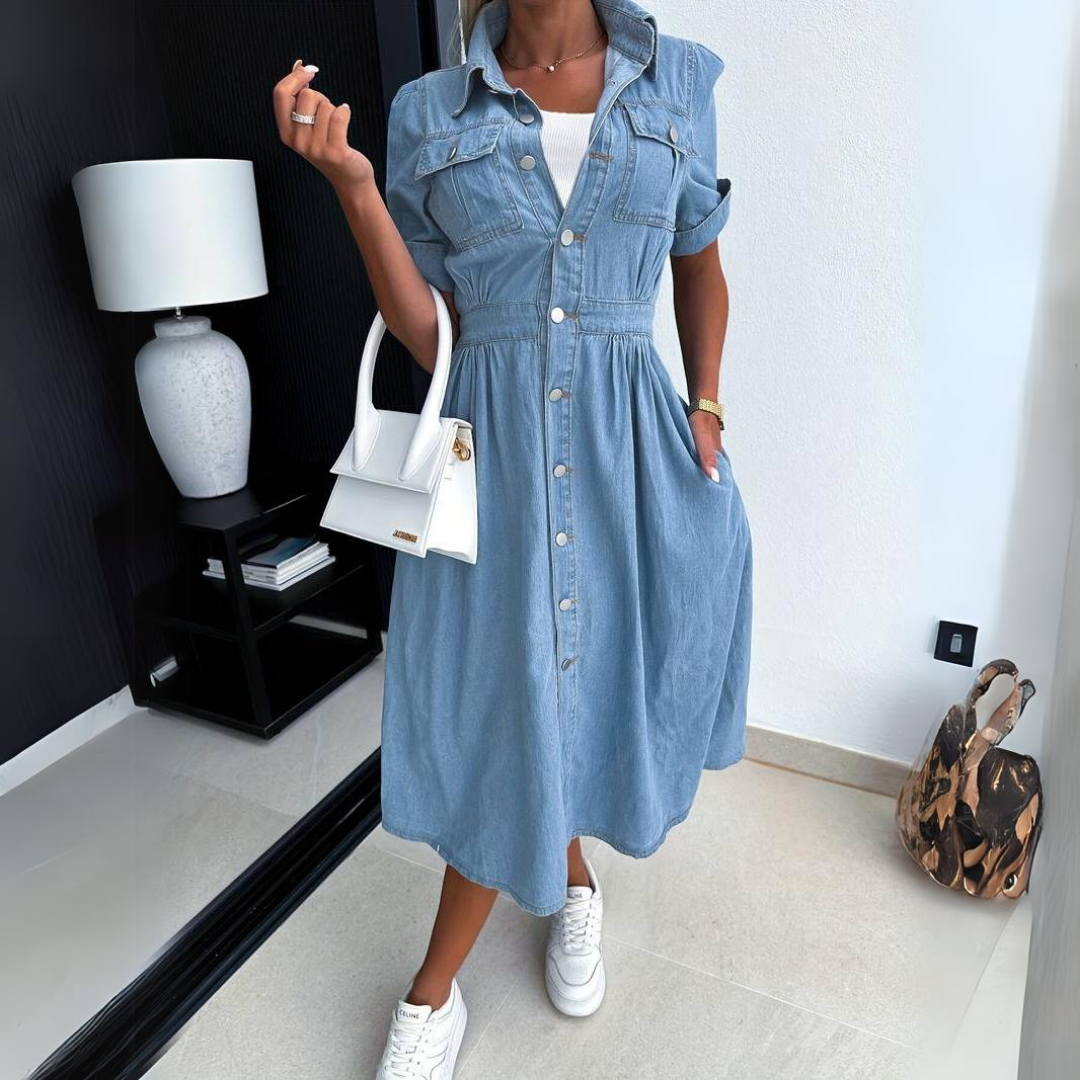 Van Elst Mode® | Casual Denim Jurk