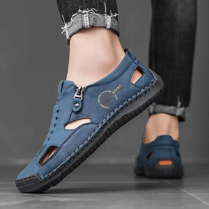 Van Elst Mode® | Leren Zomer Sandalen