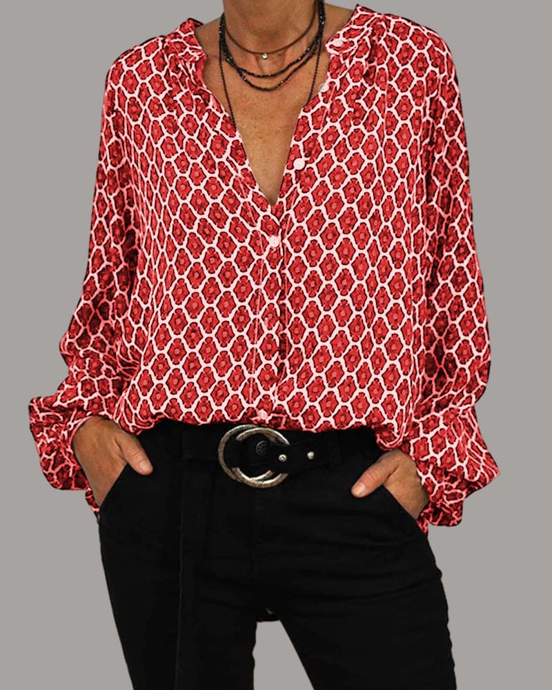 Van Elst Mode® | GEOMETRISCHE BLOUSE