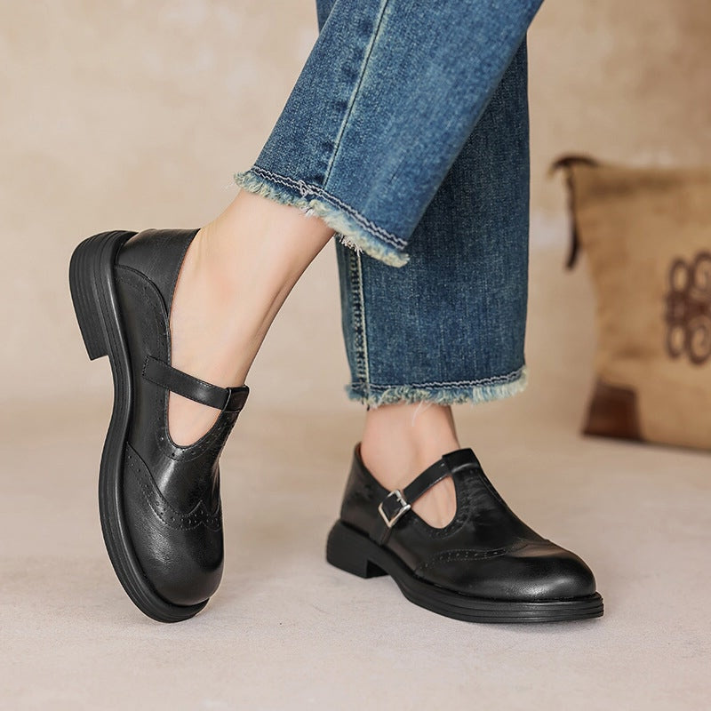 Van Elst Mode®| Elegante Everyday Leren Mary Janes