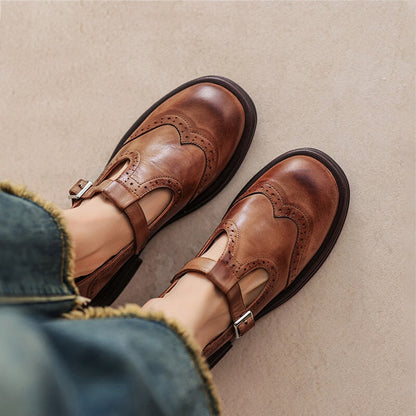 Van Elst Mode®| Elegante Everyday Leren Mary Janes