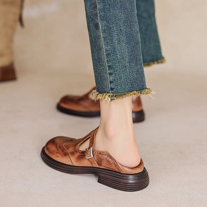 Van Elst Mode®| Elegante Everyday Leren Mary Janes