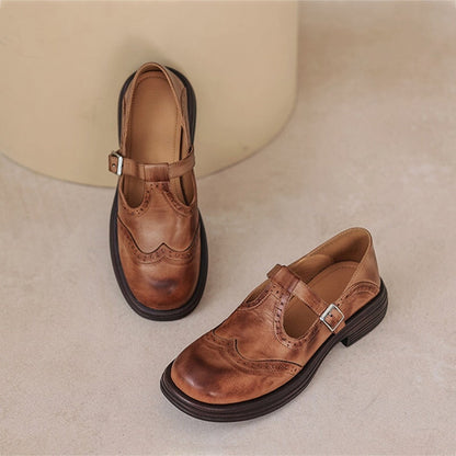Van Elst Mode®| Elegante Everyday Leren Mary Janes