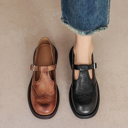 Van Elst Mode®| Elegante Everyday Leren Mary Janes