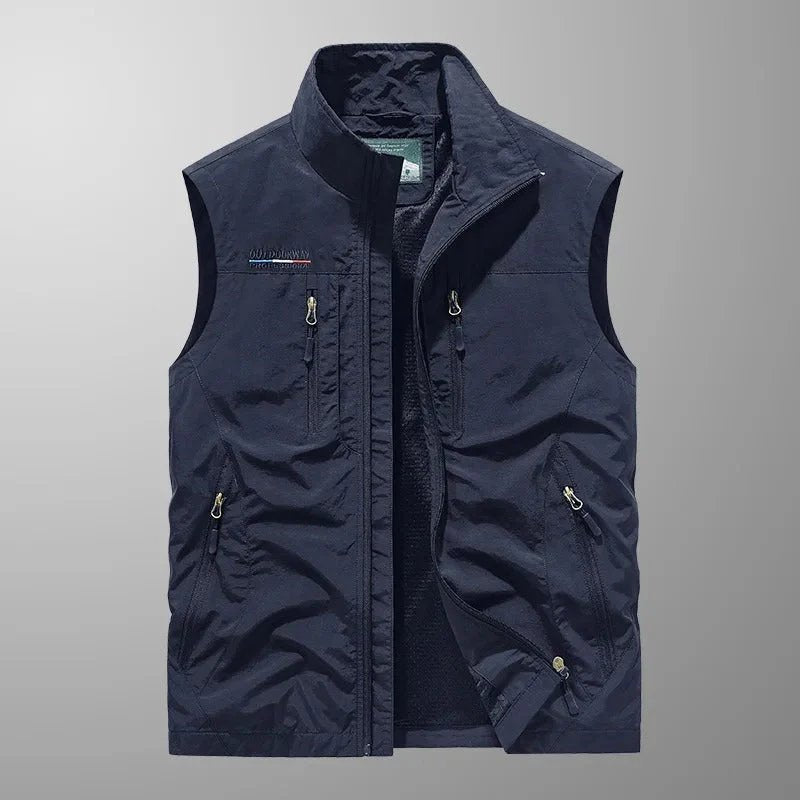 Van Elst Mode® | Ademend bodywarmer met meerdere zakken
