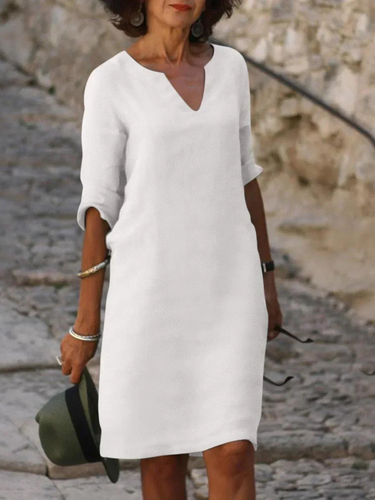 Van Elst Mode® | Stijlvolle V-hals Jurk