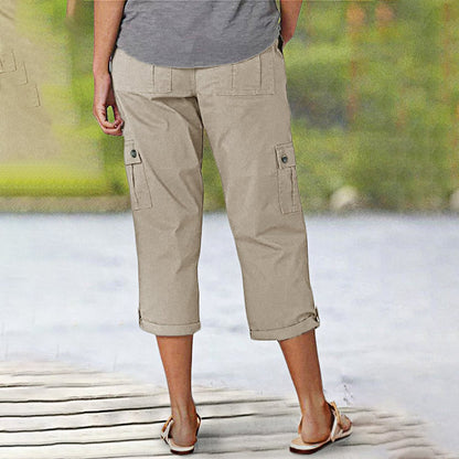 Van Elst Mode®| Capri Broek met Meerdere Zakken en Comfortabele Pasvorm voor Maximale Bewegingsvrijheid