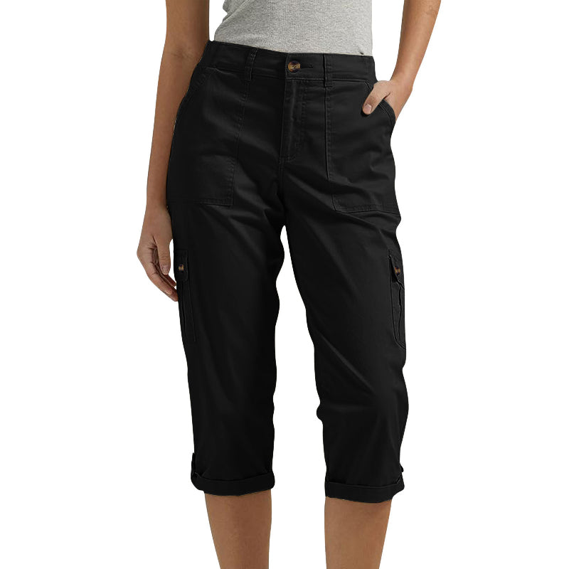 Van Elst Mode®| Capri Broek met Meerdere Zakken en Comfortabele Pasvorm voor Maximale Bewegingsvrijheid