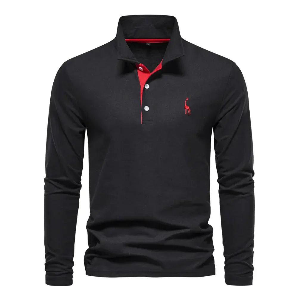 Van Elst Mode® | Polo met Lange Mouwen