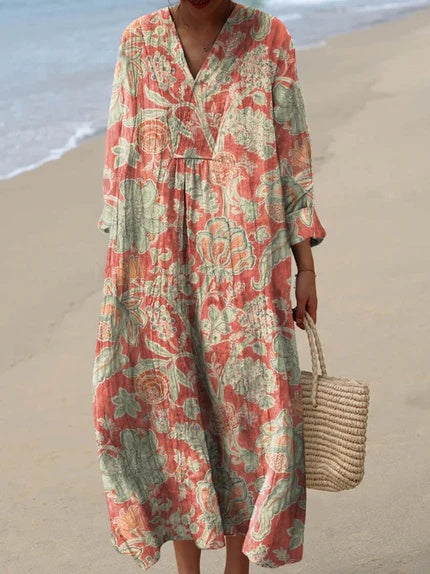 Van Elst Mode® | Zomerse bloemenprint jurk